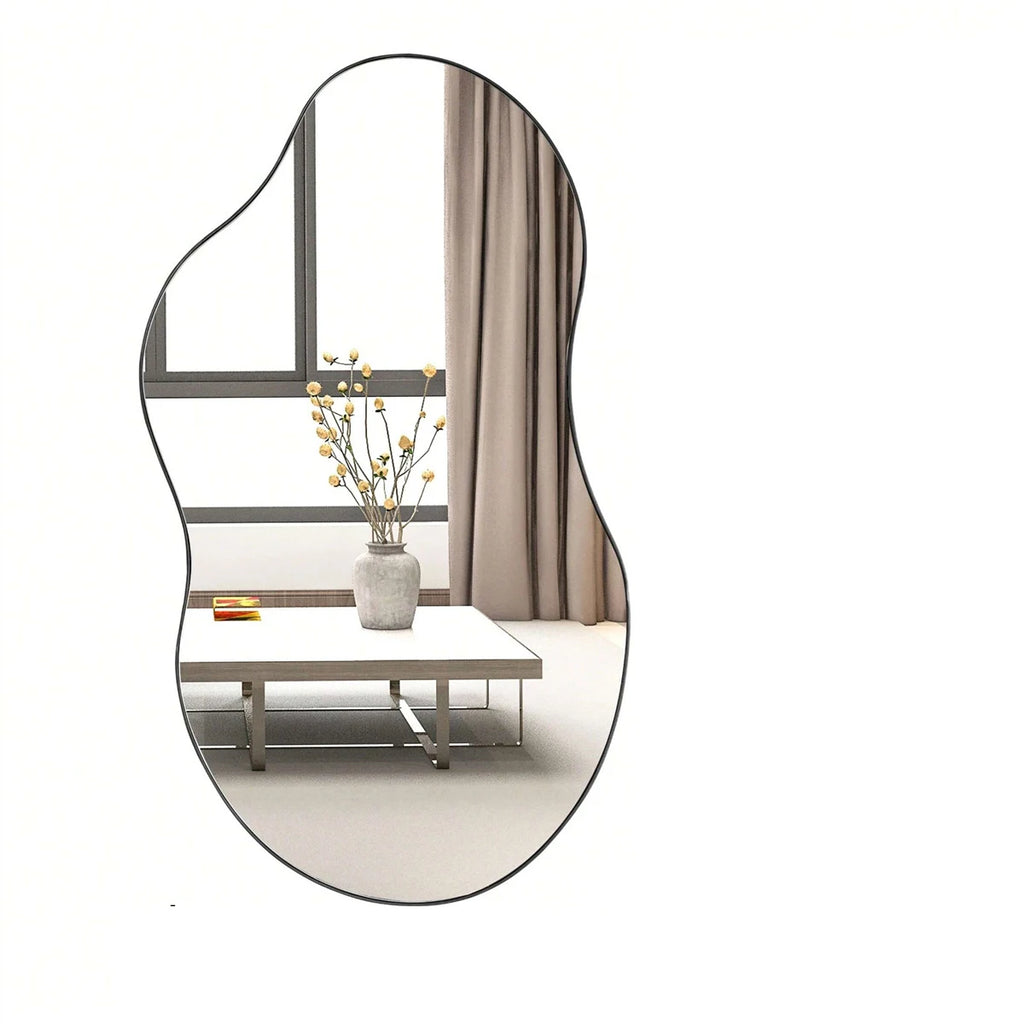 1pc Irregular Wall Mirror Cloud Mirror Asymmetric Acrylic Wall Mirror Suitable For Home Decoration, Room, Bathroom Living Room