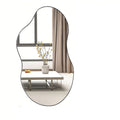 1pc Irregular Wall Mirror Cloud Mirror Asymmetric Acrylic Wall Mirror Suitable For Home Decoration, Room, Bathroom Living Room