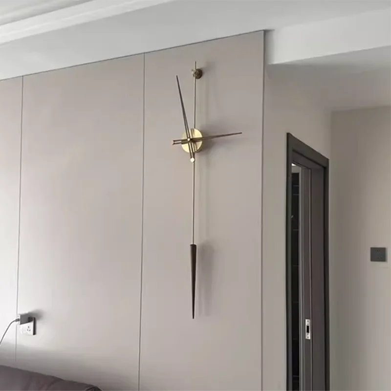 Modern Wall Clocks Creative Clock Wall Minimalist Living Room Clocks Luxury Watches Elegant Room Ornaments Home Decoration