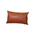 Home Textile 30x50cm Throw Pillows Cover Rectangular Cute Cushion Cover Portable PU Leather Pillow Shell Bed