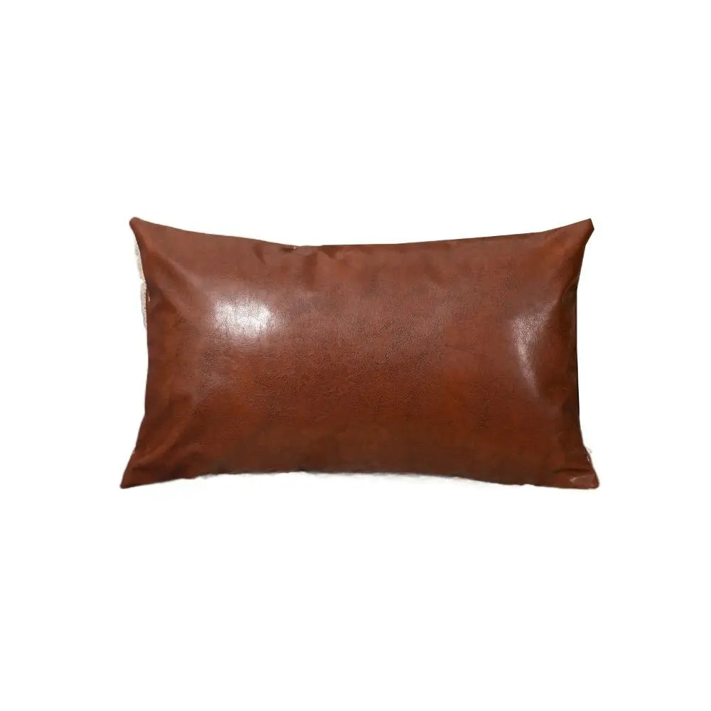 Home Textile 30x50cm Throw Pillows Cover Rectangular Cute Cushion Cover Portable PU Leather Pillow Shell Bed